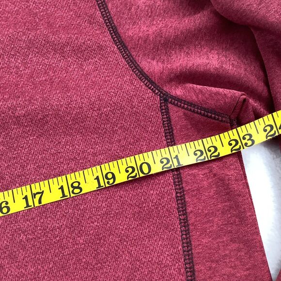 Pebble Beach Men’s Medium Performance 1/4 Zip Pullover Long Sleeve Burgundy Golf - Picture 5 of 16